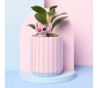 Disney Stitch Planter With 3D Angel & Faux Plant Multi