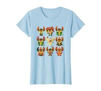 Disney Stitch Plays Dress Up Halloween T-Shirt, Women, Baby Blue, Small