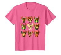 Disney Stitch Plays Dress Up Halloween T-Shirt, Youth, Pink Heather, 4T