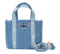 Disney: Stitch Plush Sherpa Tote Bag With Coin Bag