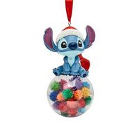 Disney Stitch Pom Pom Christmas Tree Bauble