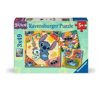 Disney Stitch Puzzle - 3x49 Pieces Jigsaw Puzzle - Brand New Sealed