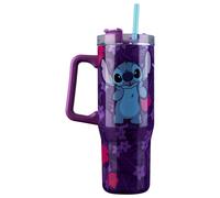 Disney Stitch Rambler Insulated Mug 940ml For Cold/Hot Drinks Handle And Straw