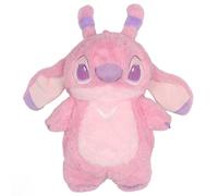 Disney Stitch Rubber hot Water Bottle with Soft Cover, Large Water Bottle Warmer, Mascot 750 ml (Angel)