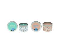 Disney Stitch Scented Candle Gift Set 2×190g - Coral Flower & Pineapple, Hibiscus & Lychee - Candle - No - 190g