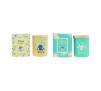 Disney Stitch Scented Candle Gift Set 2×195g - Pineapple & Coconut Blossom, Pla Leaf & Malay Apple - Candle - No - 195g