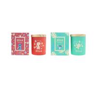 Disney Stitch Scented Candle Gift Set 2×195g - Plumeria & Lychee, Pla Leaf & Malay Apple - Candle - No - 195g