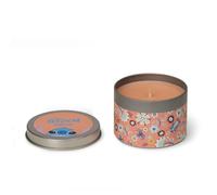 Disney Stitch Scented Tin Candle - Hibiscus & lychee in Pale Orange | Size: Medium Disney Pale Orange Medium