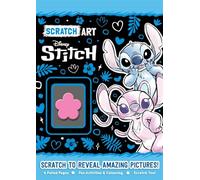 Disney Stitch: Scratch Art (With foiled pages, activities and colouring!)
