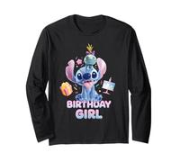 Disney Stitch & Scrump "Birthday Girl" Birthday Party Long Sleeve T-Shirt