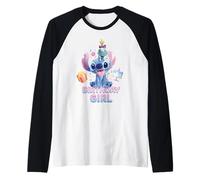 Disney Stitch & Scrump "Birthday Girl" Birthday Party Raglan Baseball Tee