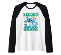 Disney Stitch Second Grade Back to School 1st Day of School Raglan Baseball Tee