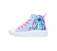 Disney Stitch Shoes for Girls, Shoes Design Thick Sole Sports High, Includes Gift Box, Sizes EU 30 to 35, blue, 2.5 UK