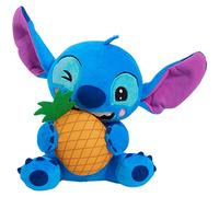 Disney Stitch Small Plush Stitch and Pineapple, Stuffed Animal, Blue, Alien, Kids Toys for Ages 2 Up by Just Play