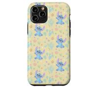 Disney Stitch Spring Easter Tropical Flowers and Butterflies Case for iPhone 11 Pro