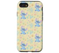 Disney Stitch Spring Easter Tropical Flowers and Butterflies Case for iPhone SE (2020) / 7 / 8