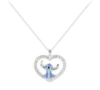 Disney Stitch Stone Set Heart Necklace