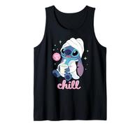 Disney Stitch "Time to Chill" Bathrobe Relaxation Self-Care Tank Top