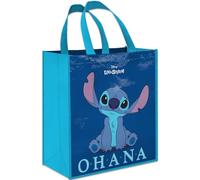 Disney Stitch Tote Bag Accessories Set with 15" Grocery Bag Featuring Stitch | Double-Sided Lilo and Stitch Reusable Bags Medium