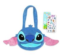 Disney Stitch Tote Bag Set - Lilo and Stitch Accessories Bundle with Plush Grocery Bag Set with Plus Stickers, More | Stitch Reusable Bags for Kids, Girls, Women