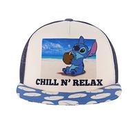 Disney Stitch Trucker Hat, Chill N Relax Skater Baseball Cap, Multi, One Size, Multi, One Size
