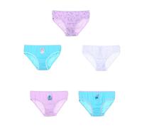 Disney Stitch Underwear for Girls, Pack of 5 Briefs, Classic Underpants, Soft Elastic Cotton, Sizes 6 to 12 Years, multicoloured, 8-10 Jahre