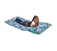 Disney Stitch Weird But Cute Blue, Teal and Coral Deluxe Easy Fold Toddler Nap Mat