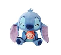 Disney Stitch with Lollipop, 25 cm Plush Figure, Suitable from the First Months of Life
