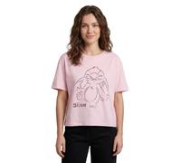 Disney Cropped Short Sleeved T-Shirt | Womens Pink | Official Merch