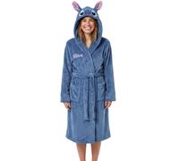 Disney Women's Lilo & Stitch Dressing Gown With 3D Ears in Blue | Size: Small Disney Blue S