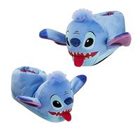 Disney Stitch, Womens Slippers 3D Fluffy Non Slip - Stitch Gifts (Stitch, 4/5 UK)