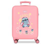 Disney Stitch You & Me Cabin Suitcase Pink 38 x 55 x 20 cm Hard ABS Combination Lock Side 35L 2.5 kg 4 Wheels Double Carry-on Luggage