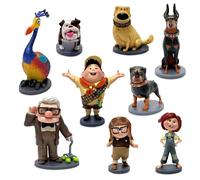 Disney Store Action Toys Deluxe Figure Play Set (Up) - Set of 9 Detailed Figures