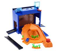 Disney Store Action Toys Pixar Car Play Set - Toolbox Case with Lightning McQueen & Doc Hudson Die Cast Cars Launcher Willys Butte Track & Mor