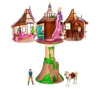 Disney Store Action Toys Rapunzel Tower Playset - 19-Piece Tangled Play Set with Rapunzel Flynn & More Princess Toys- Includes Tower Apartment
