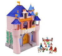 Disney Store Animators' Collection Deluxe Sleeping Beauty Doll House - 17-Piece Castle Playset with Princess Figures, Spinning Dancefloor, Music, and Fun Accessories