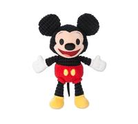 Disney Store Blissful Buddies Fidget Plush - Mickey Mouse Stuffed Animal with Embroidered Details, Pull Arms & Legs - Textured Plush Figure Toys for Kids