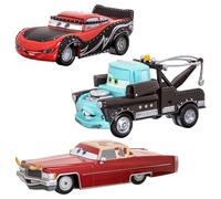 Disney Store Boy's Pixar Cars Heavy Metal Mater Die Cast Set Lightning McQueen Toys Set with Dex Lightning McQueen & Mater Die Cast 1:43 Scale M