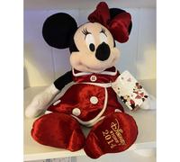 Disney Store Christmas 2014 Minnie Mouse Plush Soft Toy