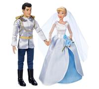 Disney Store Official Princess Wedding Classic Doll Set Cinderella & Prince Charming Set of 2