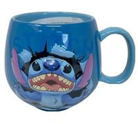 Disney Store Experiment 636 Blue Stitch Bursting Through Mug