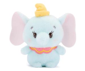 Disney Store Japan Dumbo Urupocha-Chan Mini Soft Toy Plush Elephant Figure, Perfect for Collectors, Play, Display, Cute Disney Keepsake, 11cm