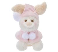 Disney Store Japan Official Piglet Pastel Small Soft Toy, Cute Plush Stuffed Pig in a Pale Pink Winter Hat & Outfit, 20cm / 8"