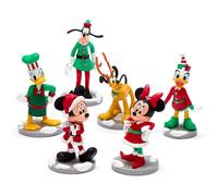 Disney Store Mickey and Friends Festive Figurine Playset