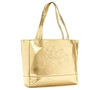 Disney Store Mickey and Minnie Icy Winter Gold Tote Bag