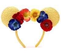 Disney Store Mickey Minnie Mouse Ears Hairband Headband Yellow Poppies