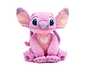 Disney Store Official Angel Large Soft Toy, Lilo and Stitch, 55cm/21”, Plush Cuddly Character, Pink Alien with Embroidered Details and Soft Feel Finish