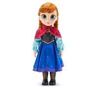 DISNEY STORE Official Anna Once Upon a Story Doll - 16" Disney Princess Toy with Reflective Eyes with 3D Pupil and Iris, Detailed Costume, Hair Comb and Shoes