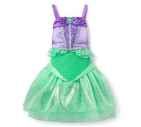 Disney Store Official Ariel Costume for Kids, The Little Mermaid, Purple and Green Princess Outfit for Parties, Roleplay & Halloween, 7-8 Years Old