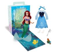 Disney Store Official Ariel Story Doll The Little Mermaid 11 Inch Fully Posable Toy in Glittering Outfit - Suitable for Ages 3+ Toy Figure Gifts f